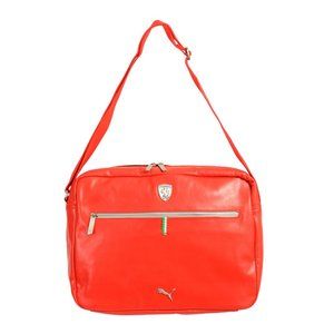 Scuderia Ferrari X Puma Unisex Red Logo Laptop Messenger Shoulder Hand Bag